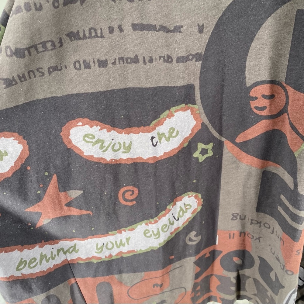 Rundholz Black Label red & green abstract print dress - Picture 8 of 11